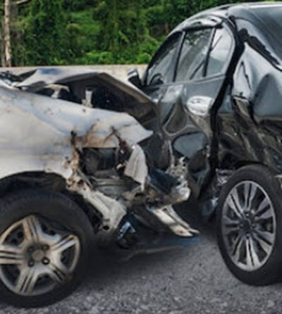 car accident scene in Tulsa